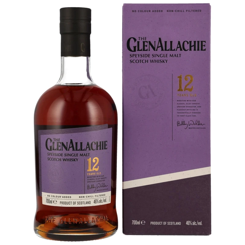 Glenallachie 46% Vol Malt Scotch Whisky 12 Year Old, 70 cl