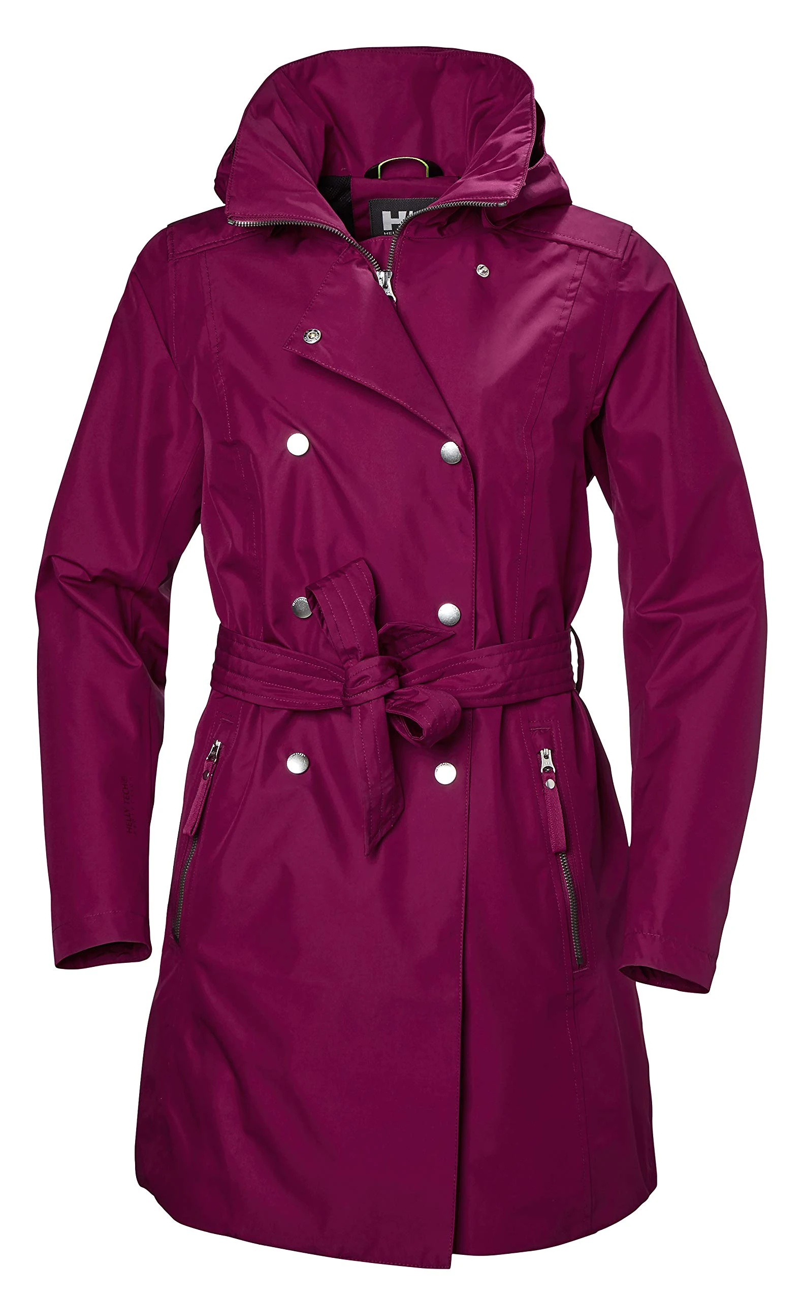 Helly-Hansen Women's Welsey II Waterproof Breathable Trench Coat, 655 Plum, X-Small
