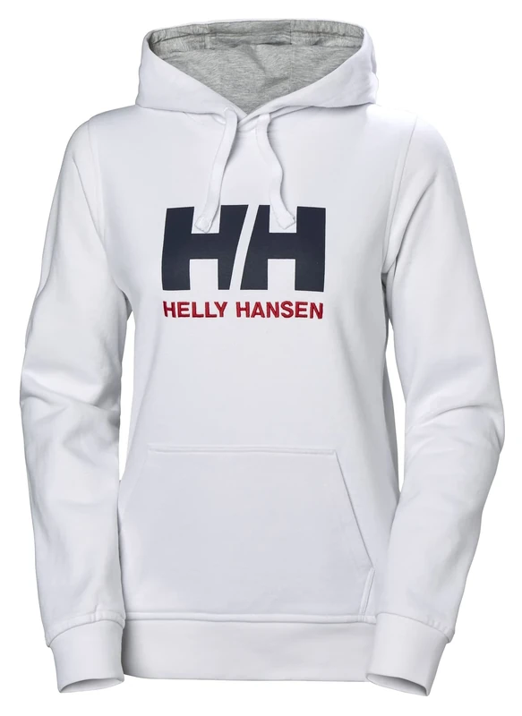 Helly Hansen Women's W HH Logo Hoodie, White, L