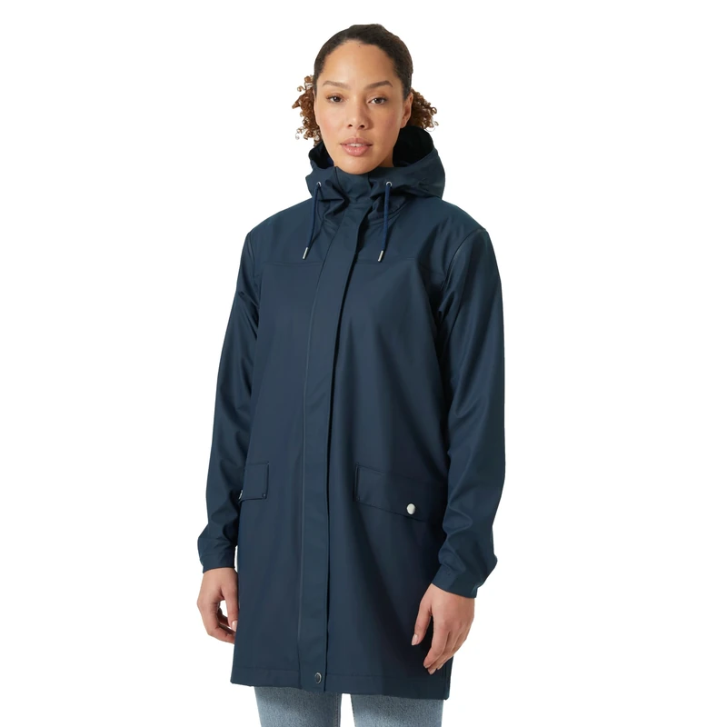 Helly Hansen Women's W Moss Rain Coat - Navy, XS