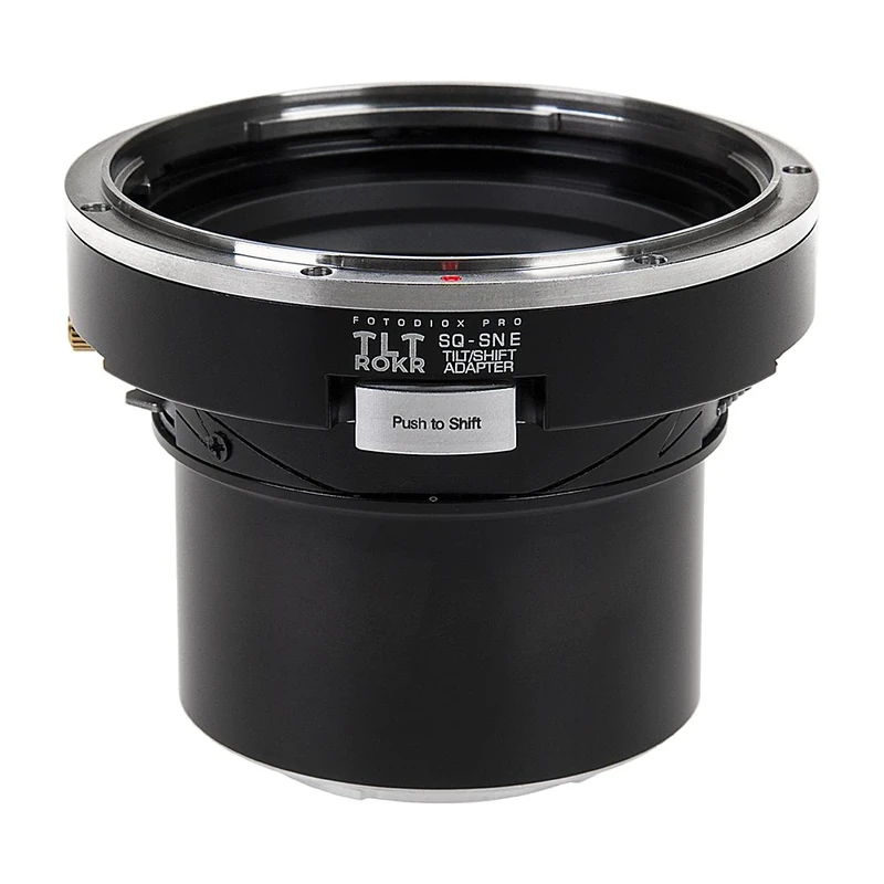 Fotodiox Pro TLT ROKR Tilt/Shift Lens Mount Adapter Compatible with Bronica SQ Lenses to Sony E-Mount Cameras