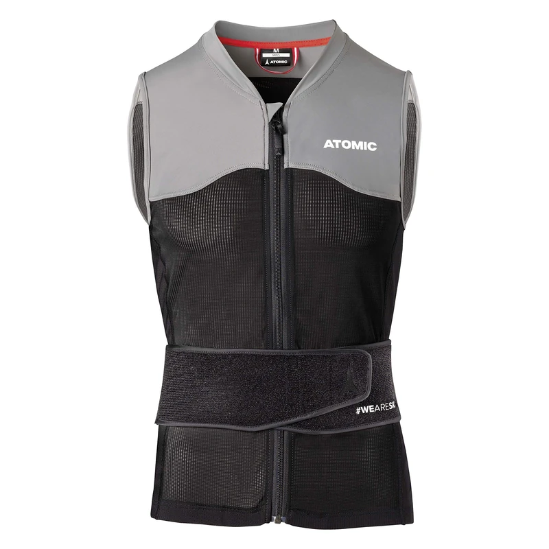 Atomic LIVE SHIELD Vest M Back Protection - Black/Grey, L