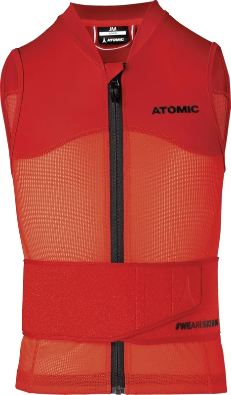Atomic LIVE SHIELD Vest JR Back Protection - Red, M