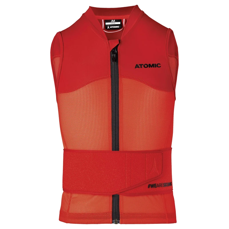 Atomic LIVE SHIELD Vest JR Back Protection - Red, S