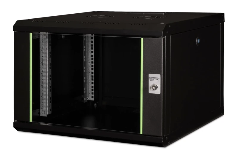 Digitus Network cabinet - 19-inch rack - 7U - Wall mounted - 600mm depth - load capacity 100kg - Unique Series - black