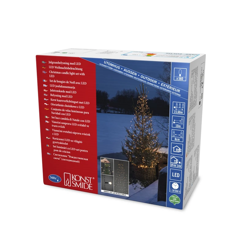 Konstsmide 6329-800 LED Tree Coat Indoor/Outdoor Mains Operated Number of Bulbs 560 LEDs N/A