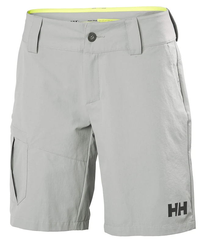 Helly Hansen Women's W QD Cargo Shorts, Grey Fog, 38
