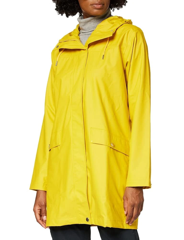 Helly Hansen Women's W Moss Rain Coat, Essential Yellow, L