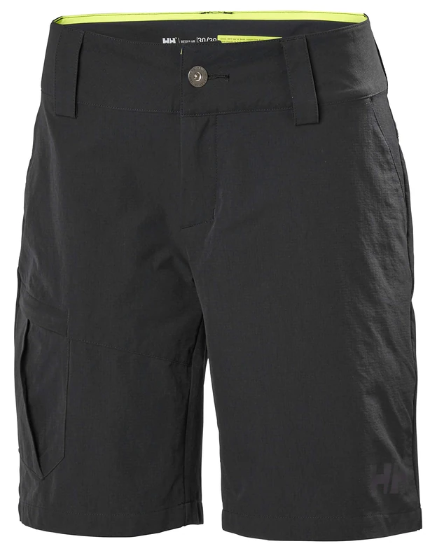 Helly Hansen Women's W QD Cargo Shorts, Ebony, 28