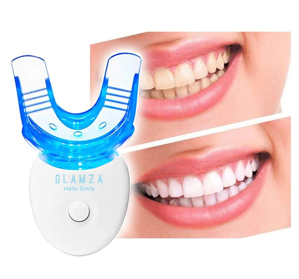 Glamza Hello Smile LED Laser Light Mouthguard for Teeth Whitening1 Units