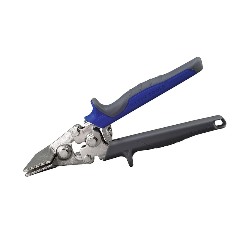 Hand Seamer, Straight Metal Seamer has 3-Inch Jaw, for 22 Gauge Steel and 24 Gauge Stainless Klein Tools 85622
