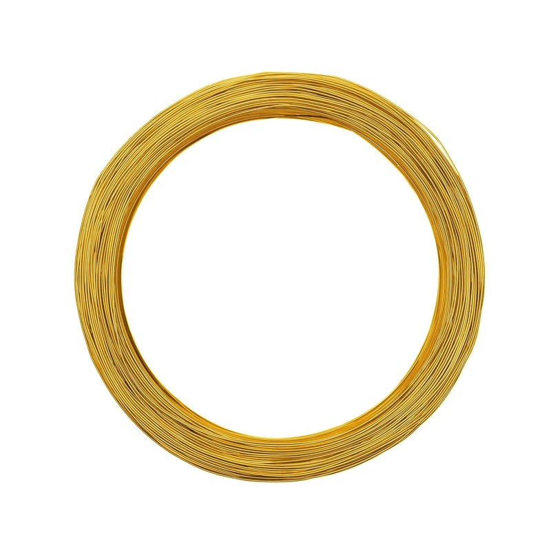 Vaessen Creative Aluminium Wire, Gold, One Size - Image 1