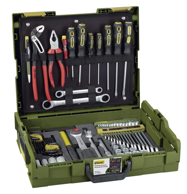 Proxxon 23660 L-Boxx System - Craftsman’s Universal Tool Box, Green