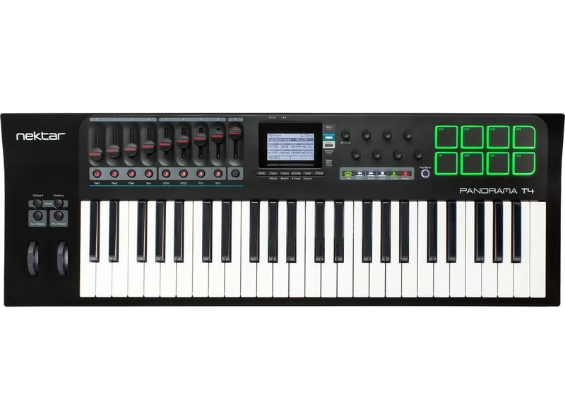 Nektar Panorama T4 USB MIDI Keyboard Controller with Nektar DAW Integration and Nektarine PlugIn Instrument Control