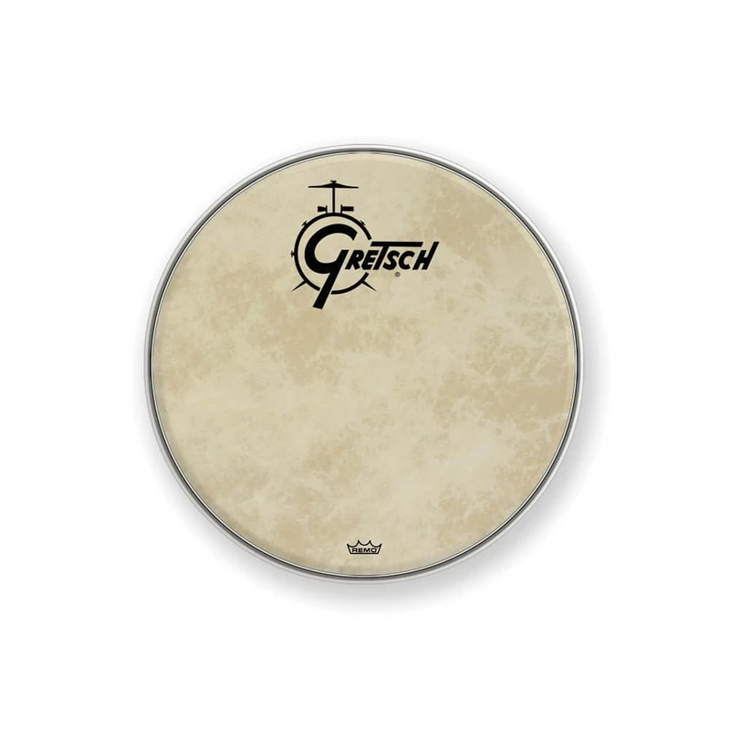 Gretsch Drumhead - Bass Drum Resonant Head - Fiberskyn - 18'' - Logo centred - GRDHFS18