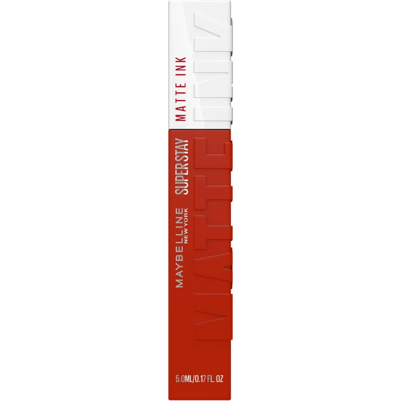 Maybelline Lipstick, Superstay Velvety Matte Ink Liquid Lipstick, Up to 16H Non Transferable, Vibrant Longlasting Finish, Non Drying, Shade: 117 Groundbreaker, 5ml