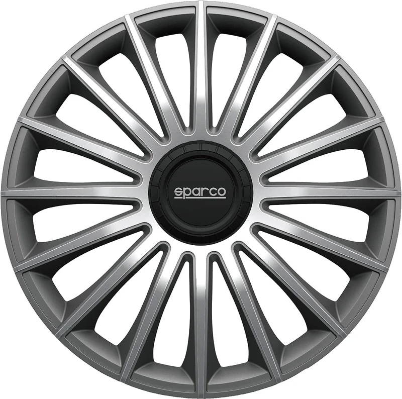Sparco spc1593grsv Treviso 13 Inch Set of 4 – Black/Silver
