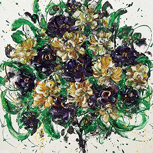 Clare Sykes (Open Your Heart 85 x 85cm Canvas