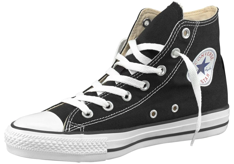 Converse Chuck Taylor All Star High Top Sneakers,8.5 UK,Black/White