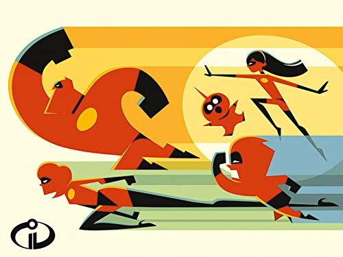 Disney Incredibles 2 (To The Rescue) 60 x 80cm Canvas