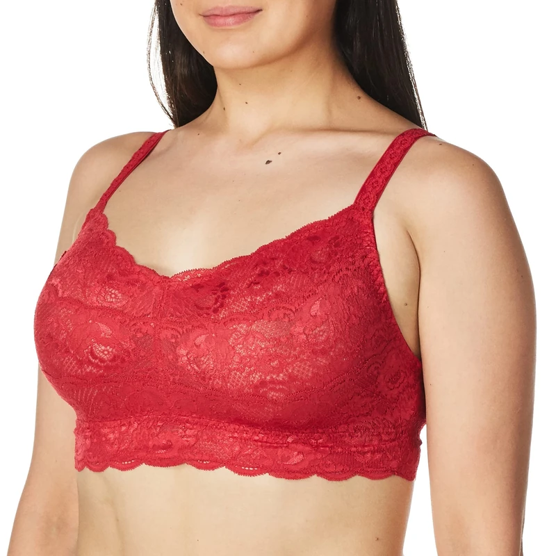 Cosabella Women's Say Never Curvy Soft Bra Sweetie, Rouge Mystique, S