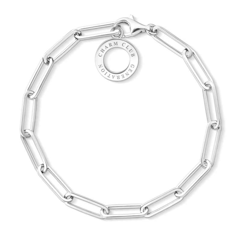 Thomas Sabo Charm Bracelet 925 Sterling Silver X0259-001-21-L15.5