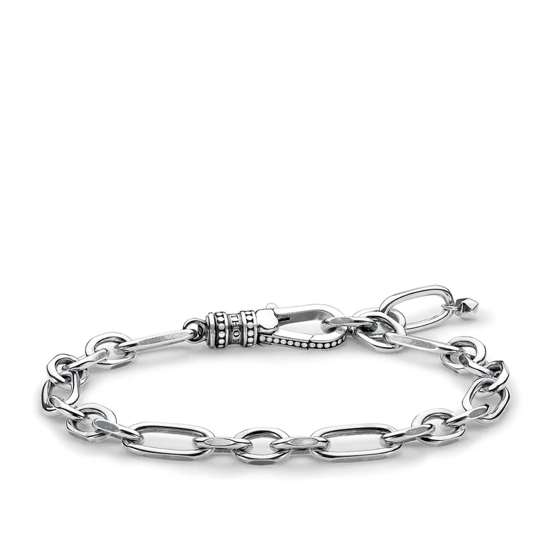 Thomas Sabo Men Silver Link Bracelet - A1792-637-21-L19,5v