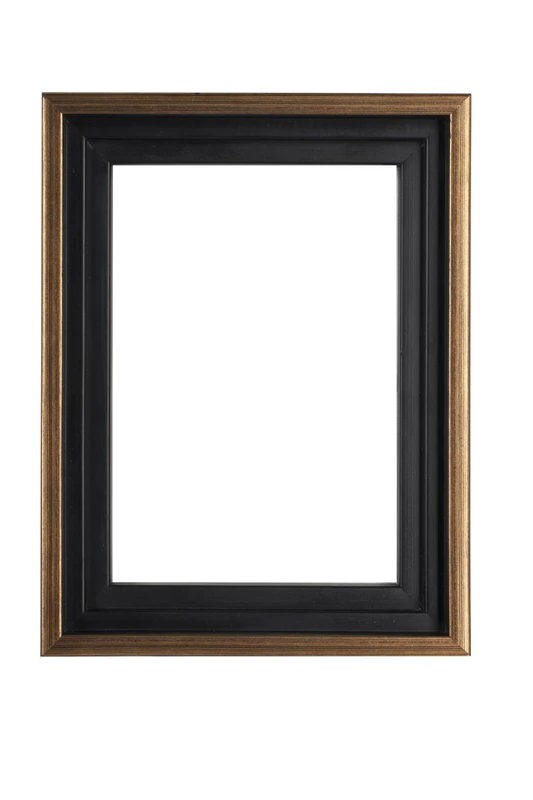 Creative Mark Illusions Floater Frame for 3/4" Deep Canvases - 24x36" Antique Gold - for Galleries & Home Decor - Wood Float Frame for Canvas Paintings- Complete Hanging Hardware