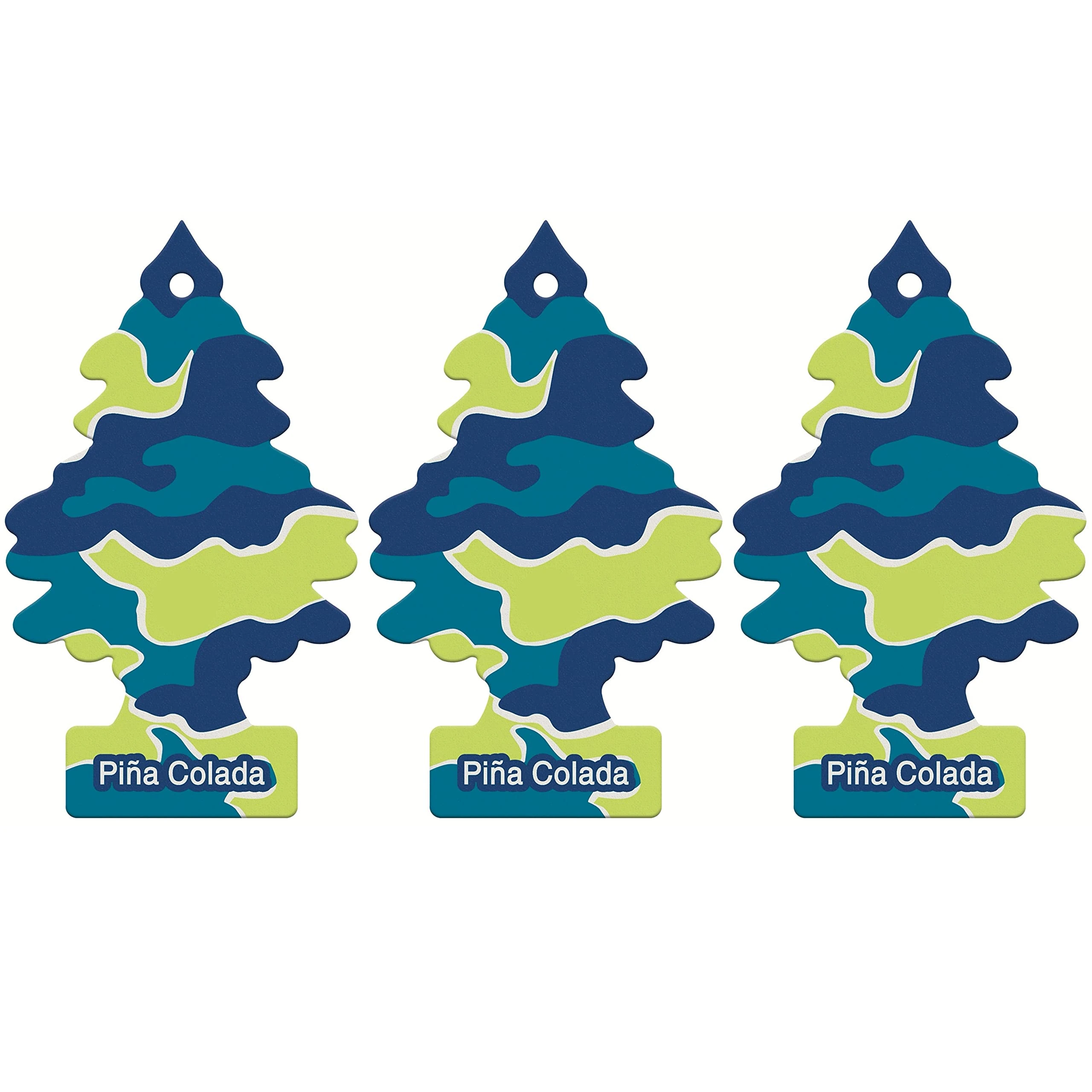 Little Trees Air Freshener Tree LTZ062 Pina Colada Fragrance For Car Home Boat Caravan - Triple Pack