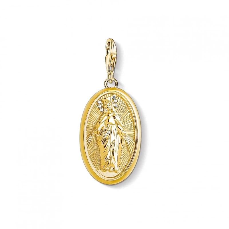 Thomas Sabo Women Charm Pendant Madonna Charm Club 925 Sterling Silver 1708-414-39