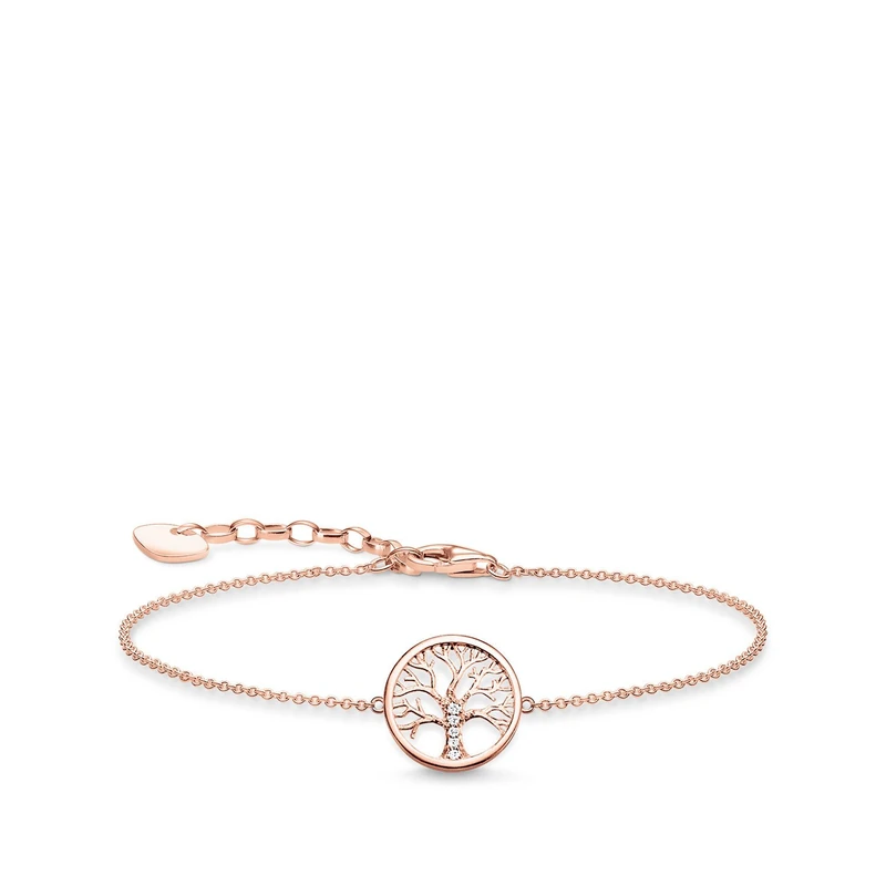 Thomas Sabo bracelet Tree of Love rose gold plated silver A1828-416-14-L19V