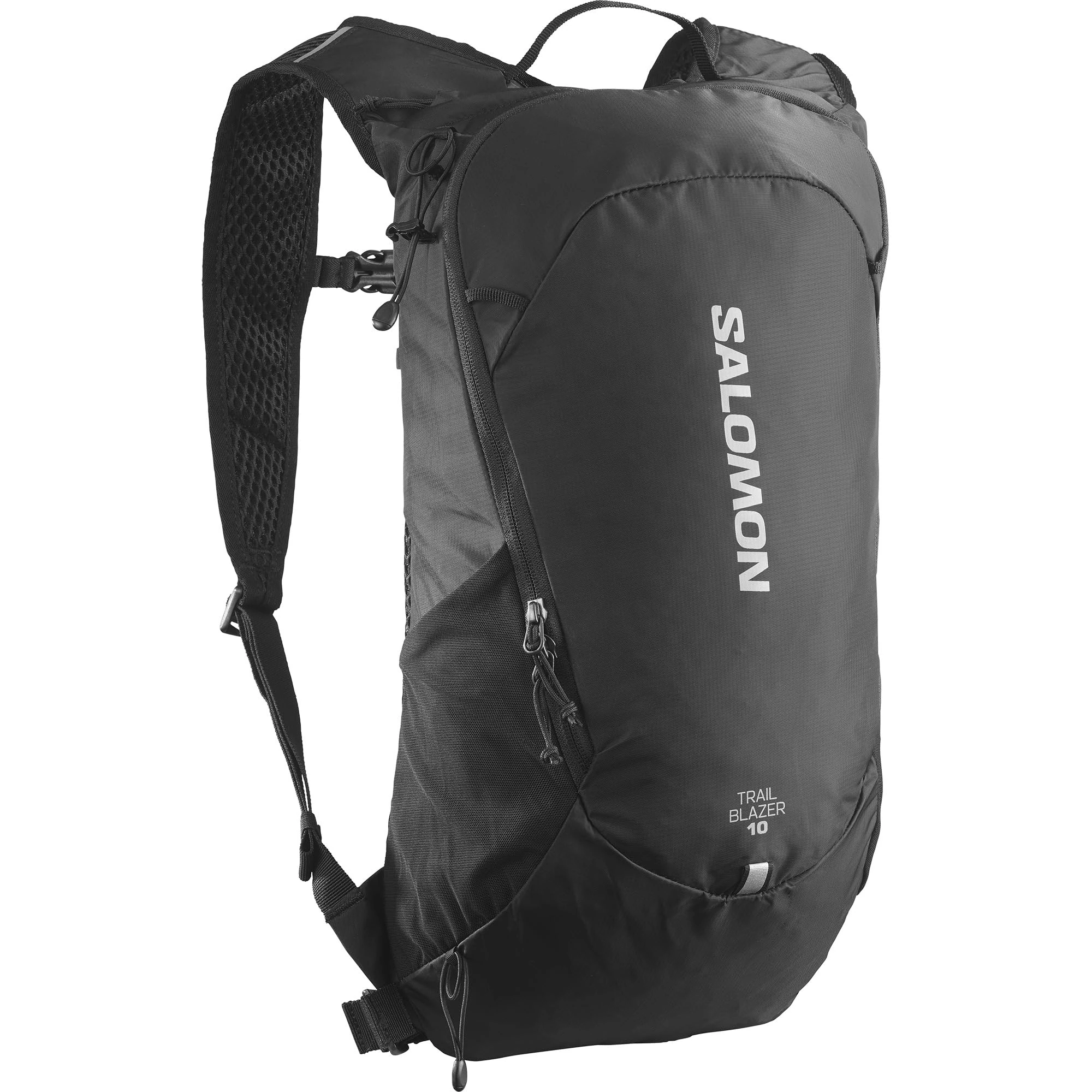 Salomon Trailblazer 10 Unisex Hiking Backpack, 10L Versatility, Easy to Use, and Comfort and Lightweight, Black