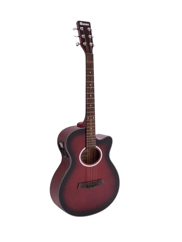 Dimavery 26235088 Aw-400 Western Guitar, Red