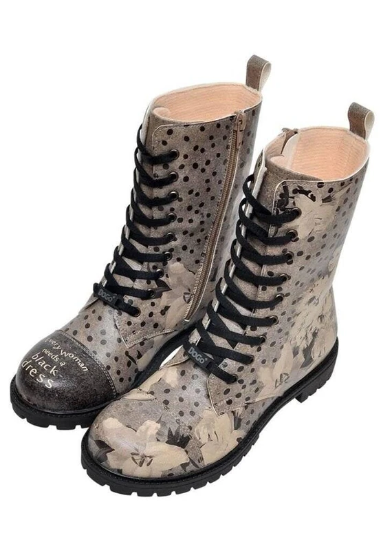 DOGO Zipsy, Mid Calf Boot, Gris,