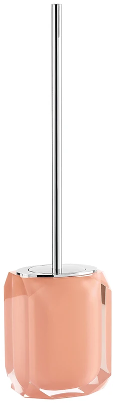 Gedy Chanelle Resin Toilet Brush, Salmon, 8.6 x 10.6 x 45.7