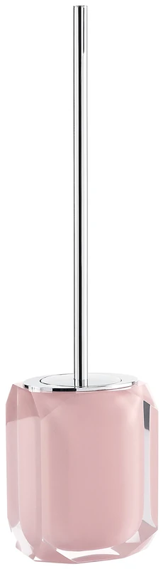 Gedy Chanelle Toilet Brush, Resin, Pink, 8.6 x 10.6 x 45.7