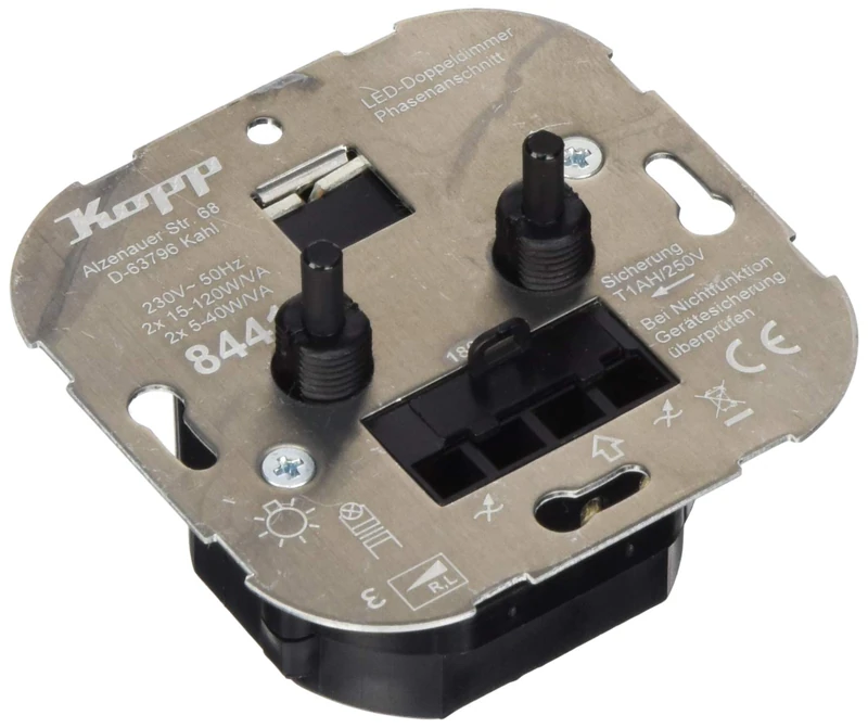 Kopp 844100188 Double Dimmer Socket
