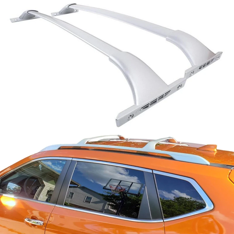 Diking OE Style Roof Rack Cross Bars for 2014 2015 2016 2017 2018 Nissan Rogue Silver