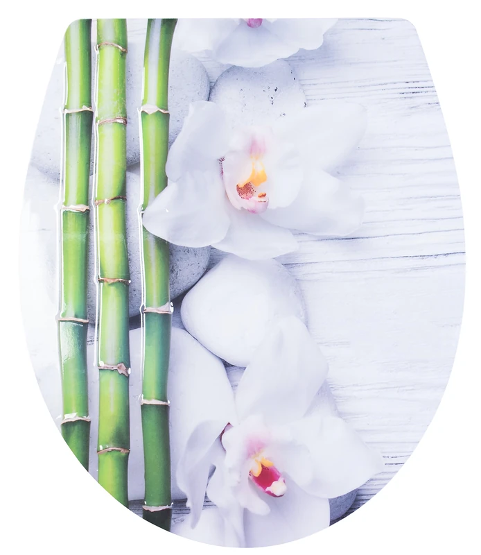 Cornat KSDSC255 Bamboo Toilet Seat Cover