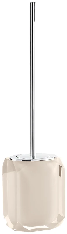 Gedy Chanelle Toilet Brush, Resin, Beige, 8.6 x 10.6 x 45.7