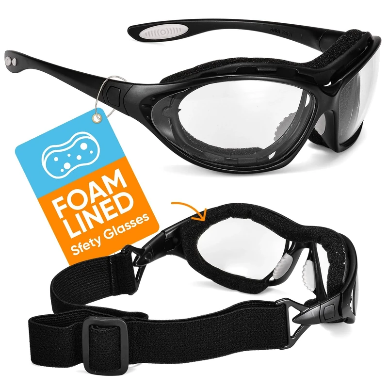 SAFEYEAR SG002 Anti-Fog, Anti-Scratch Safety Goggles - UV Protection