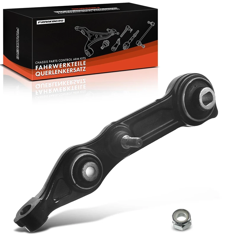 Frankberg Wishbone Arm Front Left Driver Side Rear Compatible with CLS C219 2004-2010 E-Class W211 S211 2002-2009 Replace# 2113308107