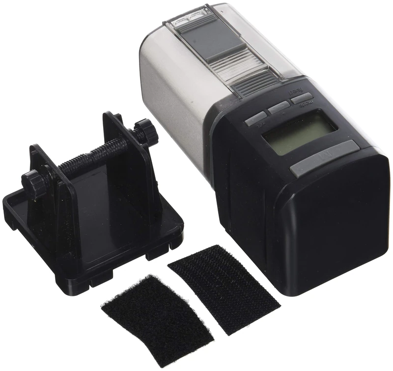 Focuspet Automatic Digital Fish Feeder Automatic Automatic Fish Feeder for Aquarium with LCD Screen and Adjustable Portion Control for Fish