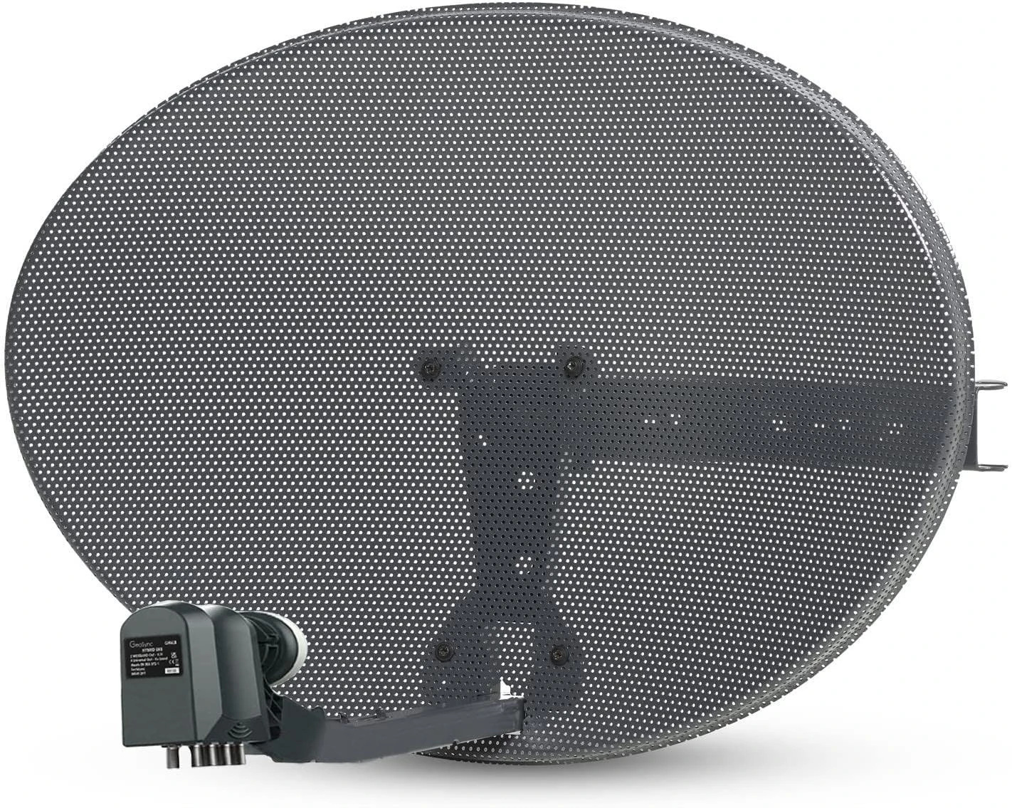 SSL Satellites Satellite Dish for Sky/Sky Q HD/FreeSat/Hotbird/HD/SD (ZONE 1 WITH HYBRID LNB)