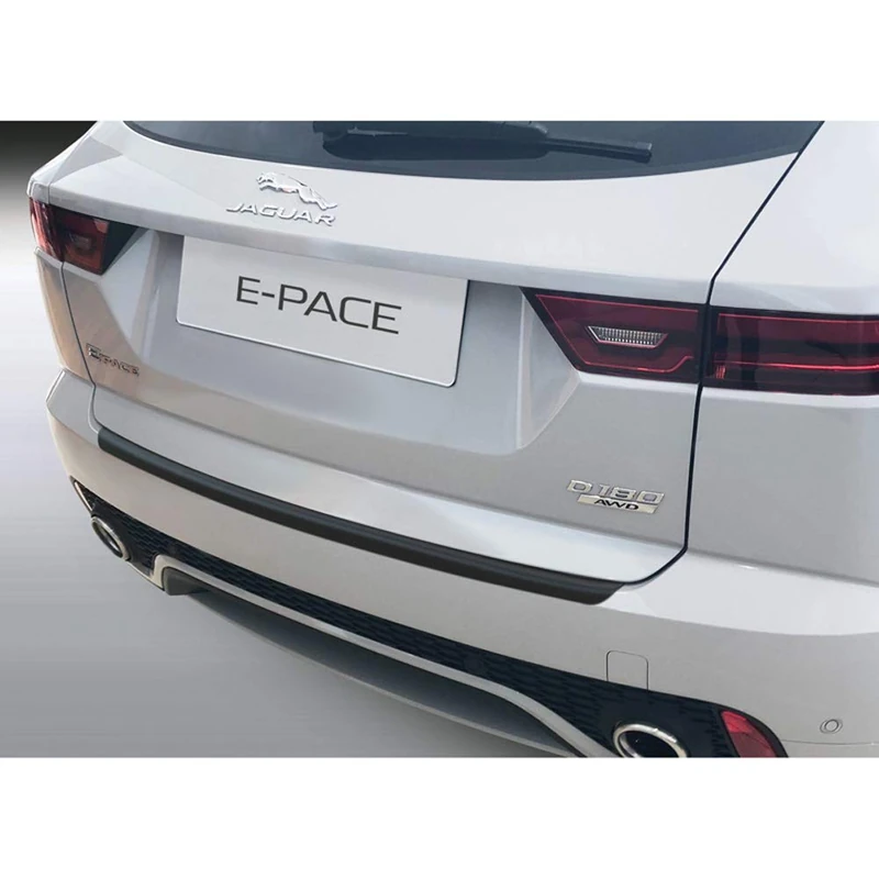 RGM ABS Rear bumper protector compatible with Jaguar E-Pace 9/2017- Black