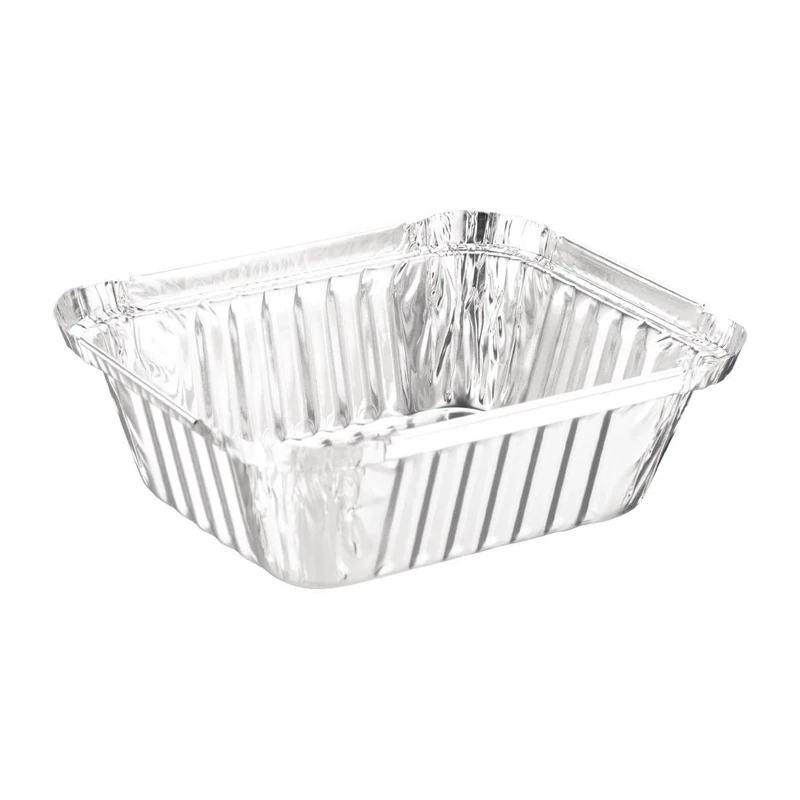 Fiesta Medium Foil Containers 120(W) x 145(L) mm | 4 3/4" x 5 3/4". Pack Quantity: 500 - Image 1