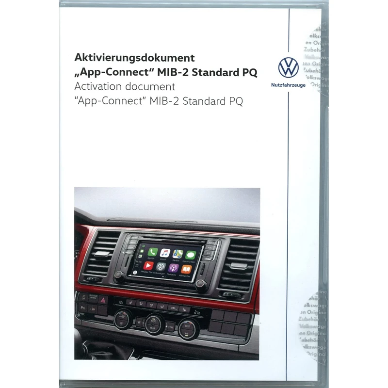 Volkswagen 7H0054830 Activation Document for AppConnect