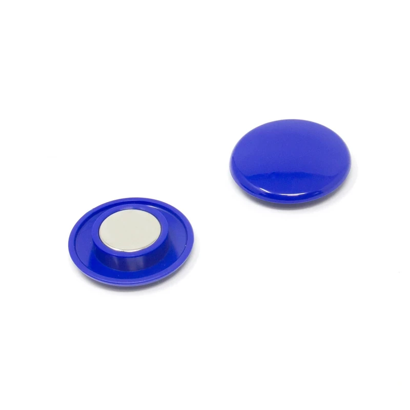 High Power Blue Planning Office Magnet for Fridge, Whiteboard, Noticeboard, Filing Cabinet - 40mm dia x 11mm high - Pack of 120