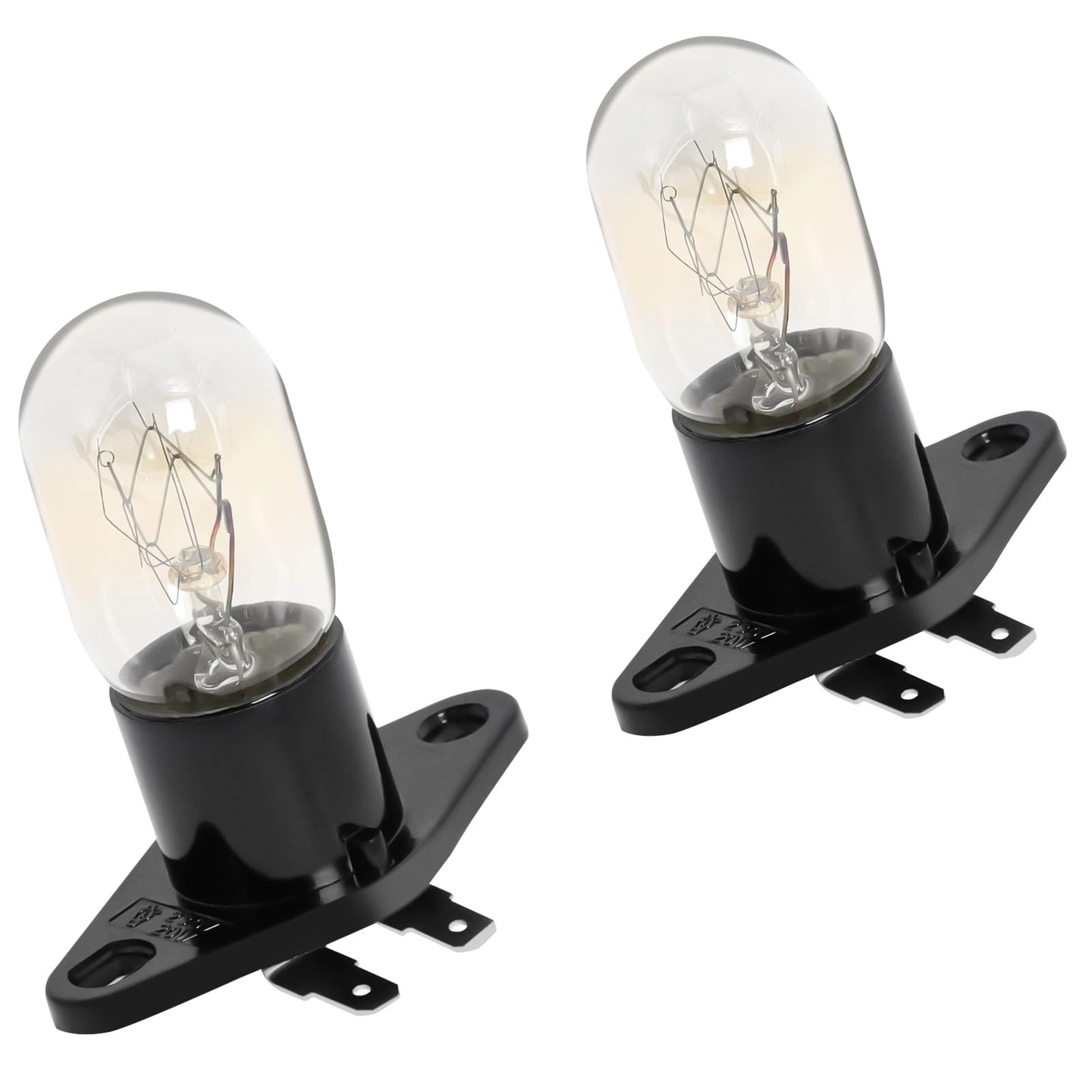 Poweka Universal Microwave Bulb T170 Z187 Base, 20W 240V Microwave Oven Lamp Bulb Compatible with Panasonic Galanz Bosch Panasonic Samsung Sanyo Microwave Oven