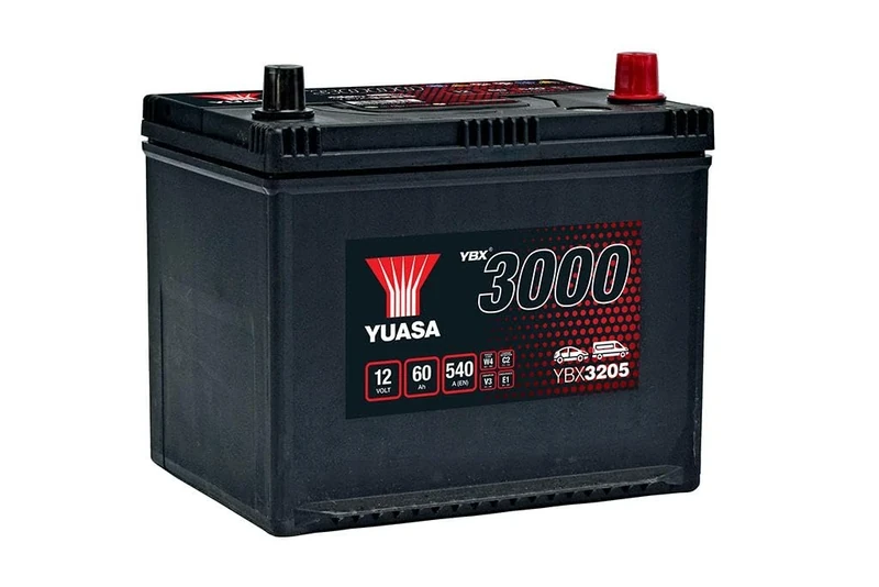 Yuasa YBX3205 12V 60Ah 540CCA Sealed Maintenance Free High Performance Car Battery